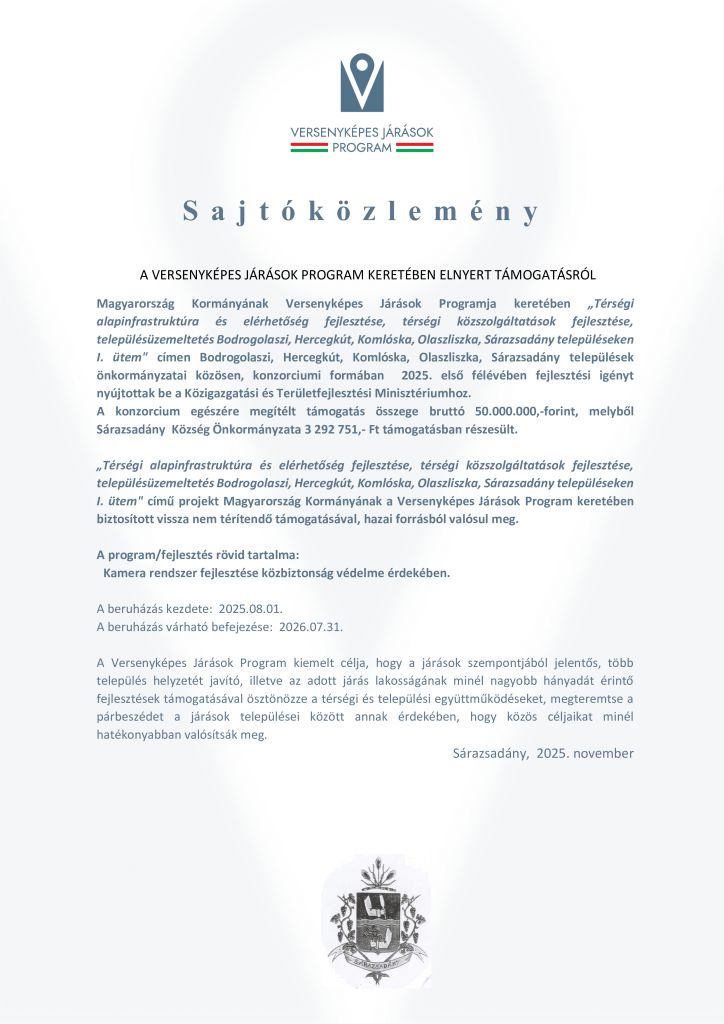 I. ütem_VJP_Sajtóközlemény_Sárazsadány (1)